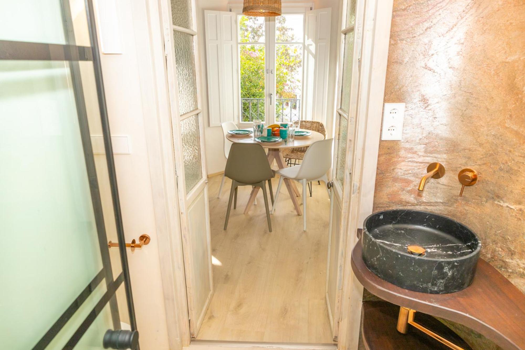Casa Acua Alta Aljaranda - De Diseno Casco Hist Leilighet Tarifa Eksteriør bilde
